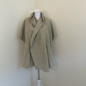 Chico's Light Tan Hooded Jacket